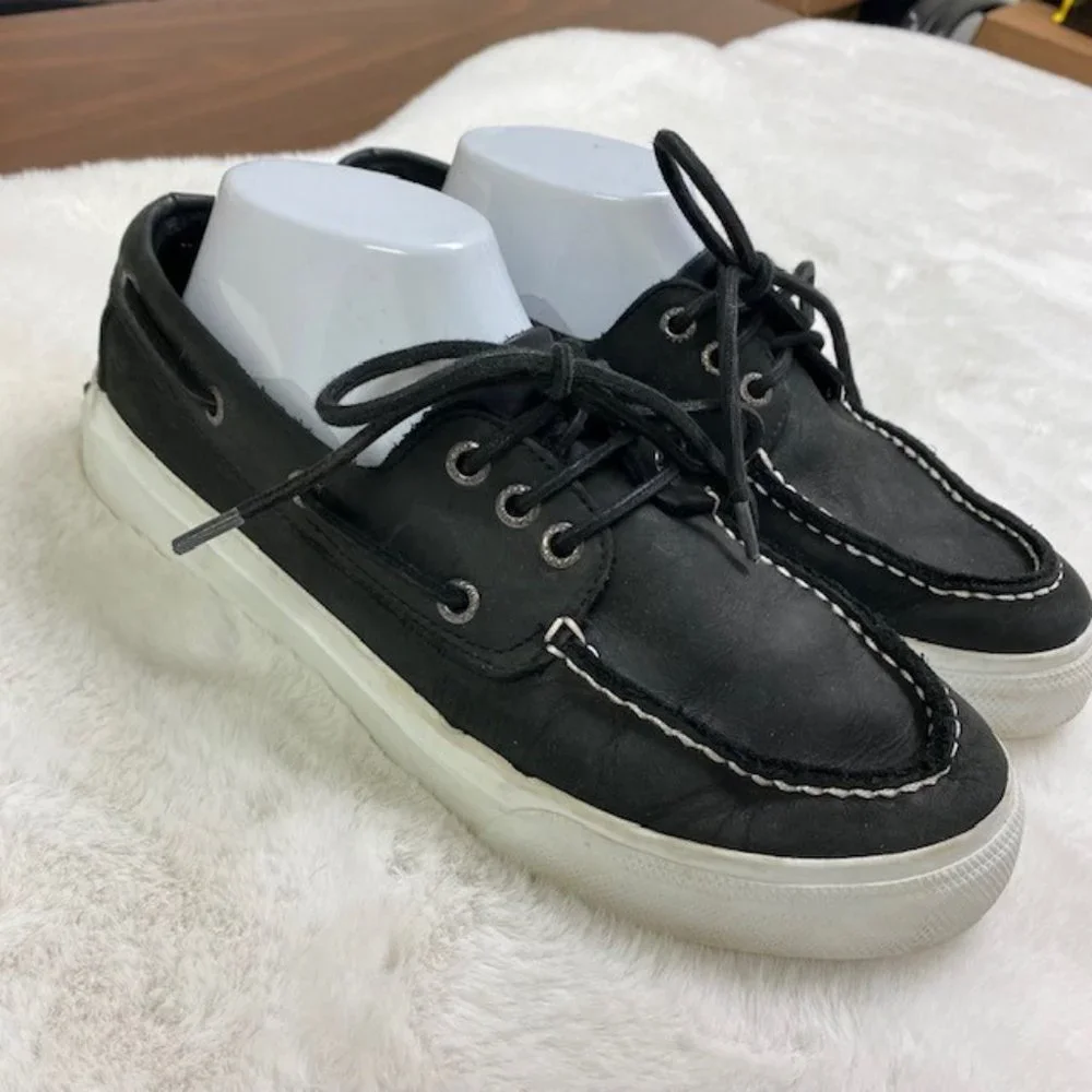 Sperry Top-Sider Men's Bermuda‎ Leather Lace Up Boat Shoes, size 8M